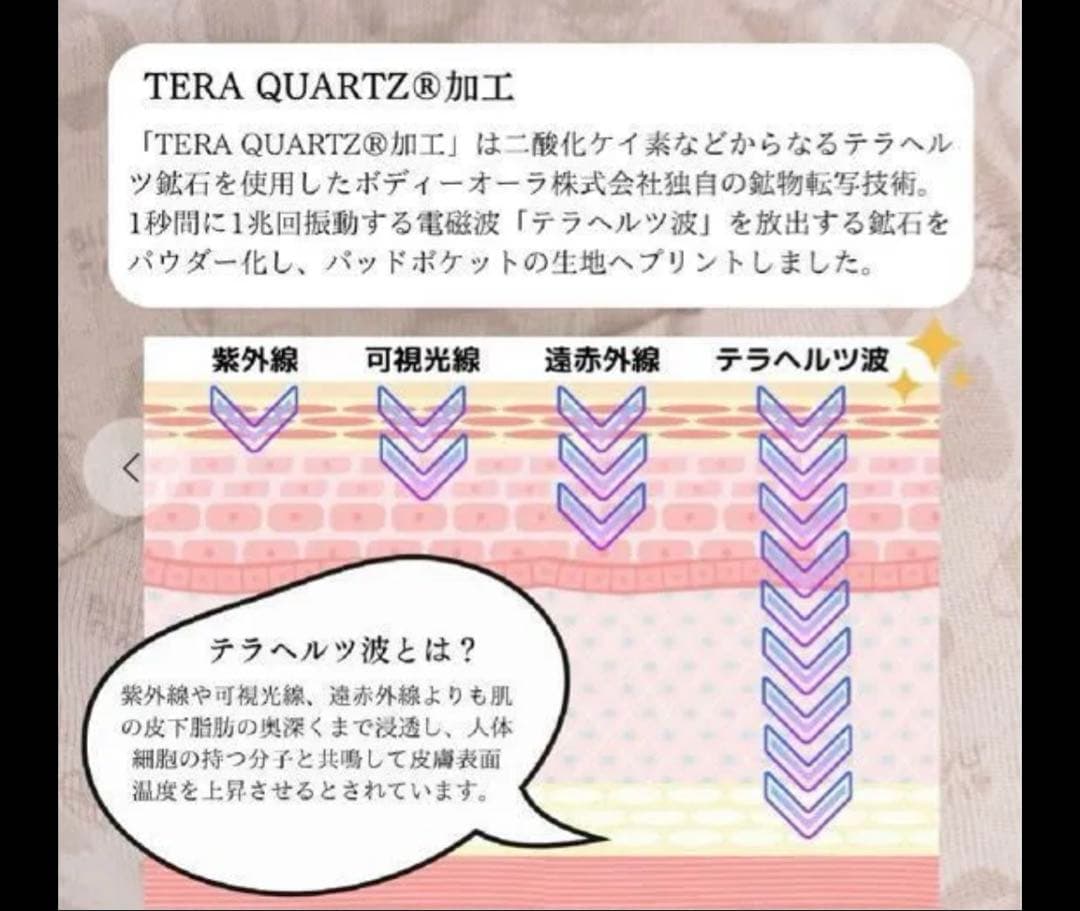 【テラサーモ】BB育乳ブラ グラマーニュ アイボリークリーム 美人バスト