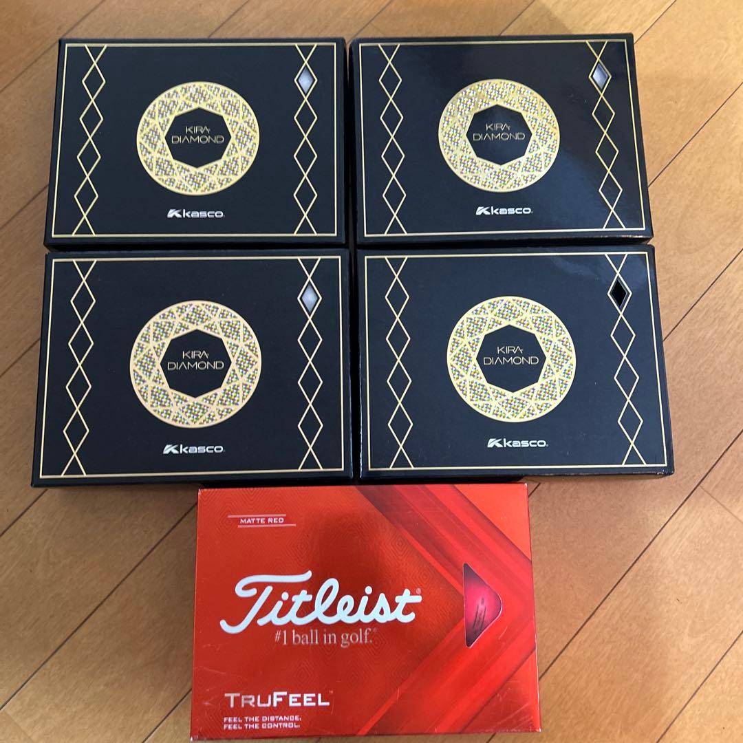 ゴルフボール54個　キャスコ KIRA DIAMOND タイトリストTruFee