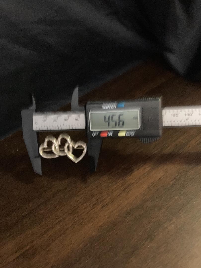 美品 オールドティファニー トリプルオープンハート ブローチ 1984 925