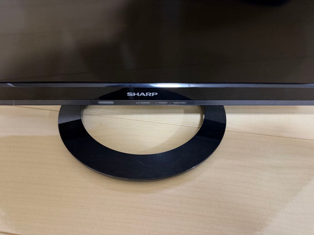 SHARP AQUOS 液晶テレビ 24インチ　B-CASカード付