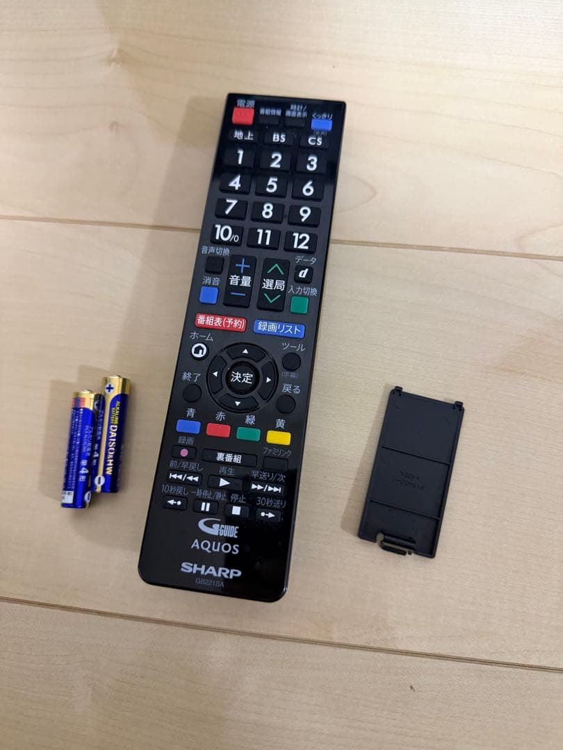 SHARP AQUOS 液晶テレビ 24インチ　B-CASカード付