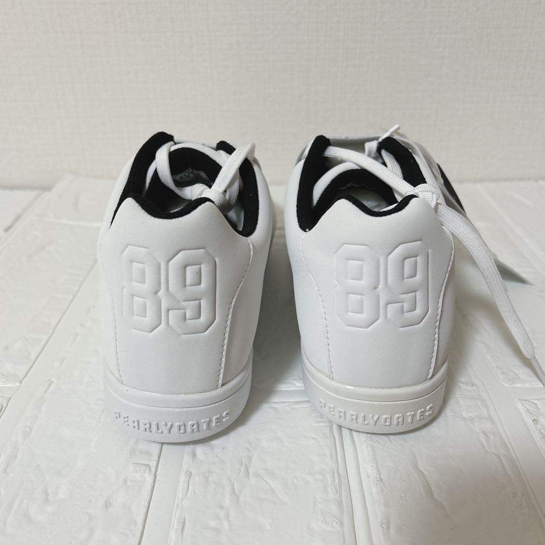 ✨新品【パーリーゲイツ】（24）ゴルフシューズ　マジックテープ　大人気　ホワイト
