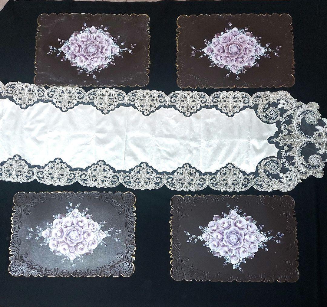 トールペイント ランチョンマット４枚組