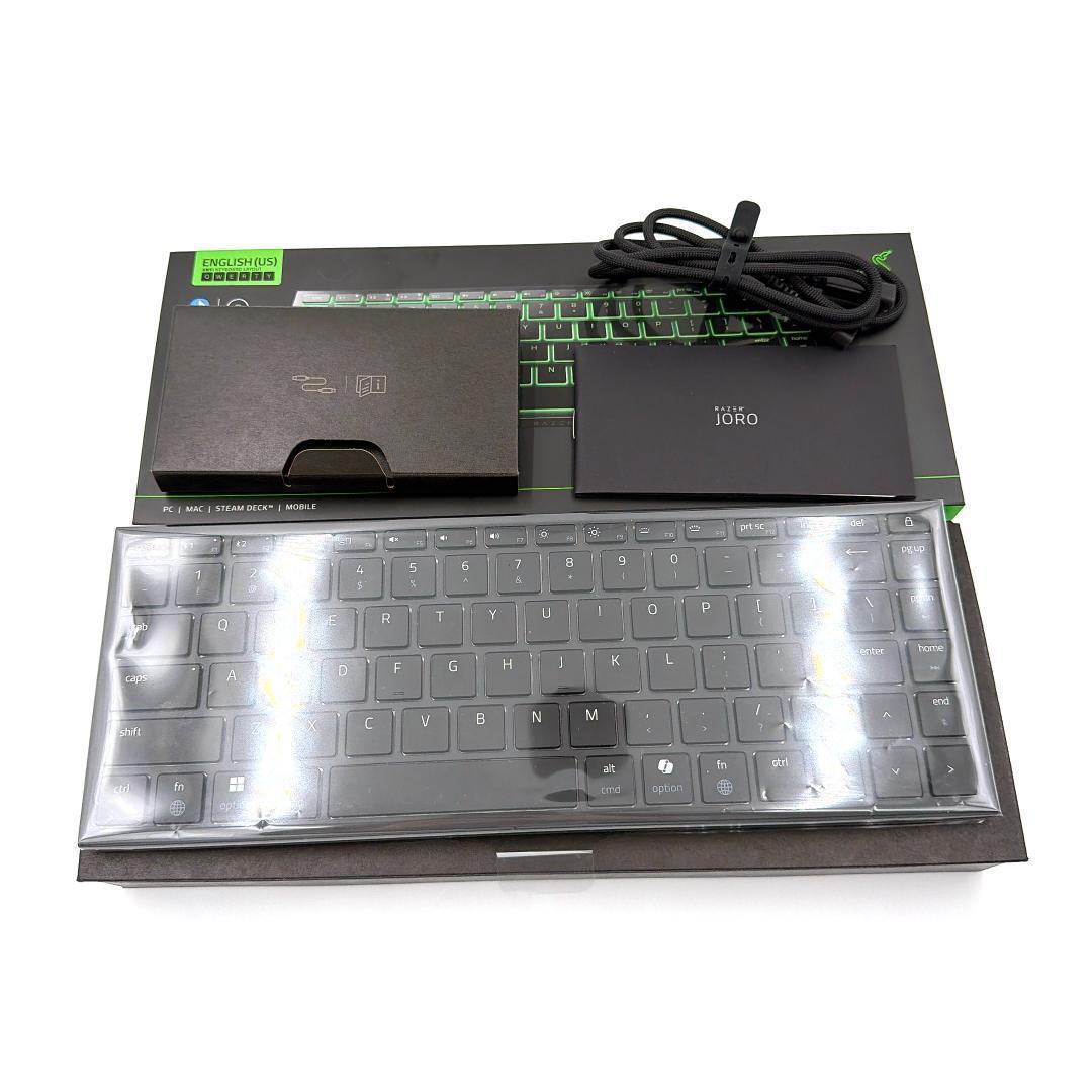 【ほぼ未使用】RAZER JORO キーボード ブラック ゲーミング・静音