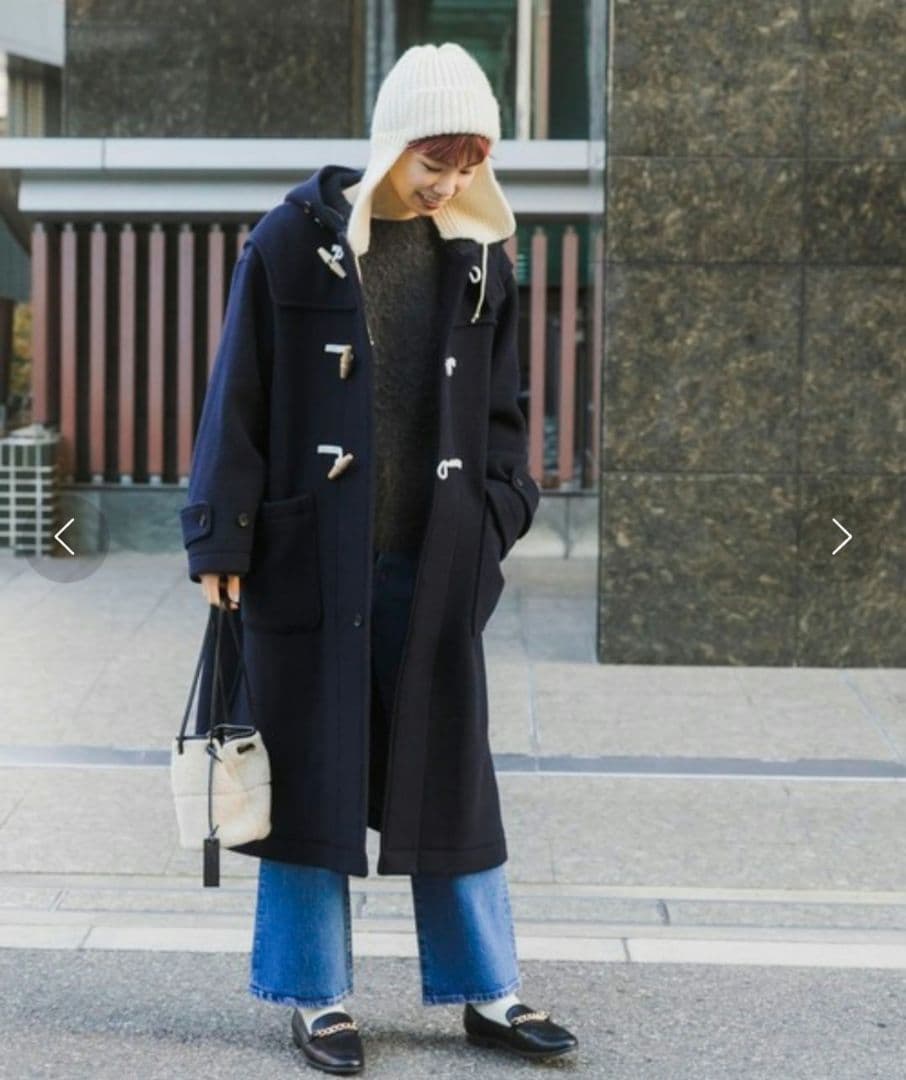 URBAN RESEARCH ウールパイルダッフルコート