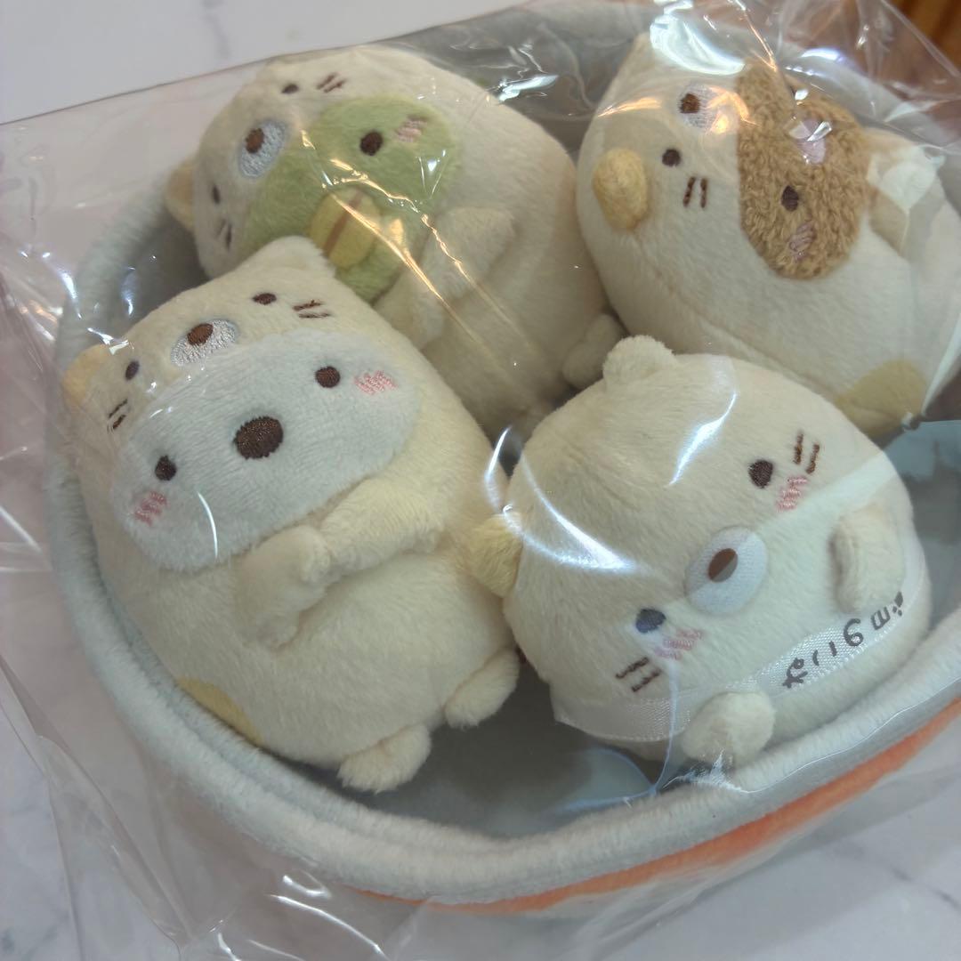 すみっコぐらし ねこの日スペシャルぬいぐるみセット てのりぬいぐるみ 受注生産