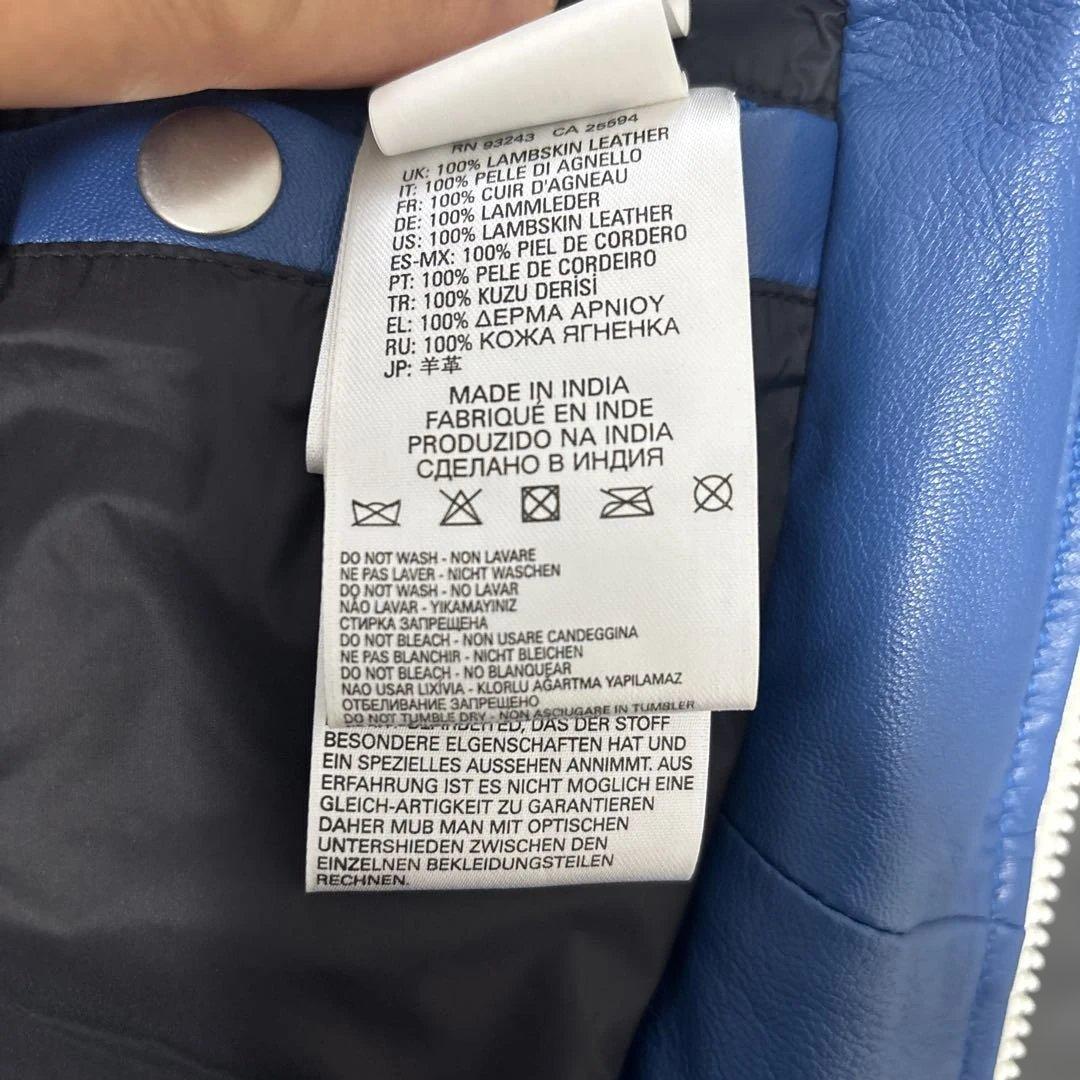 ディーゼル　羊革シングルライダースジャケット　サイズXL