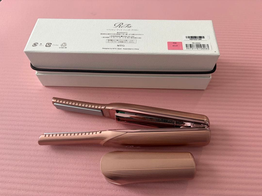 ほぼ新品♡ReFa リファビューテック フィンガーアイロン　ピンク