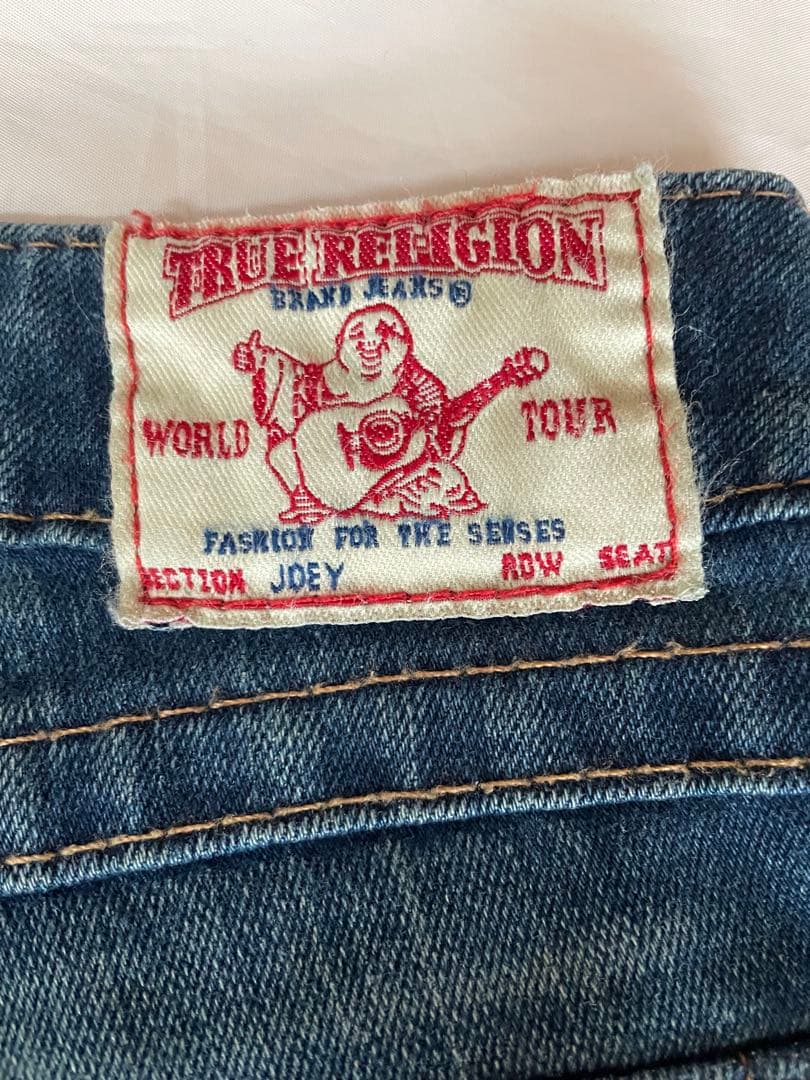 超希少/TRUE RELIGION/23インチ/ブーツカット/00s/usa製