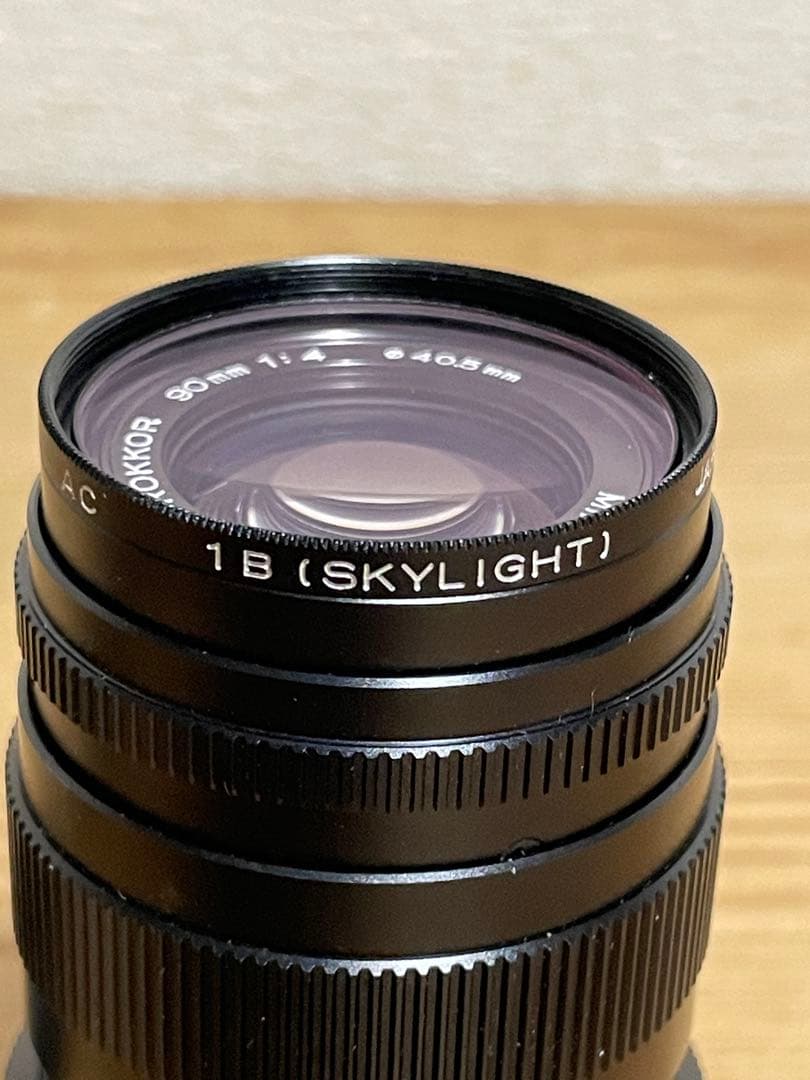 美品MマウントMINOLTA M-ROKKOR 90mm f/4 ミノルタレンズ
