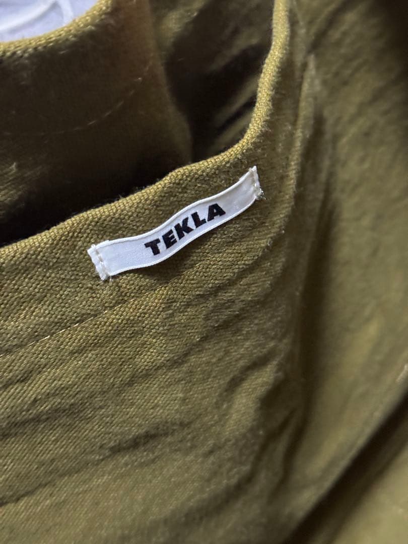 TEKLA オリーブグリーン トートバッグ