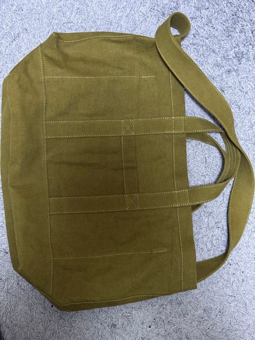 TEKLA オリーブグリーン トートバッグ