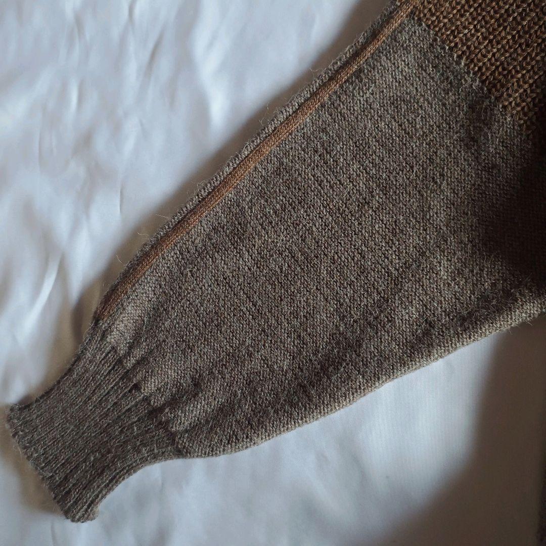 GIVENCHY ヴィンテージ ウール アルパカ 切り替え ニット セーター