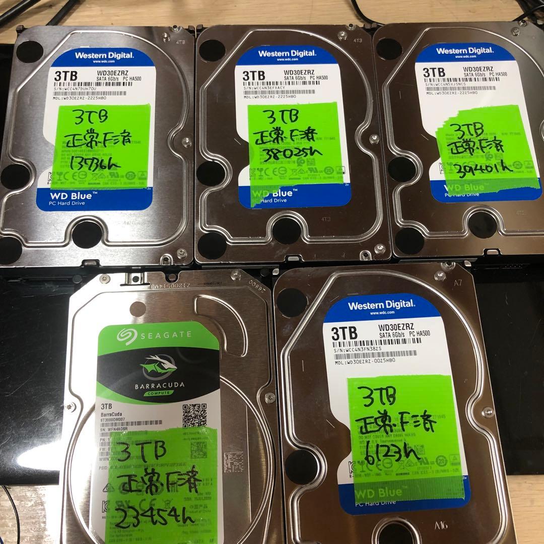836 3TB HDD 3.5インチ 正常 5個