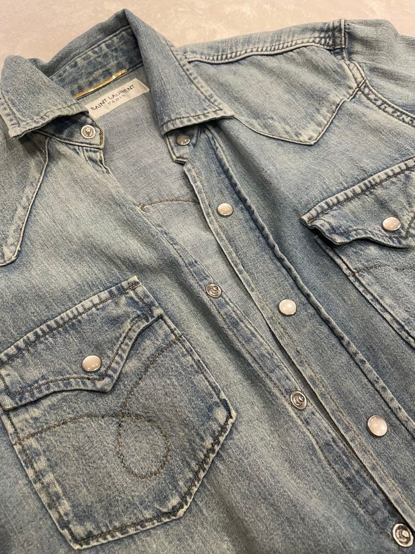 専用　未使用SAINT LAURENT サンローラン　デニムシャツ 長袖サイズS