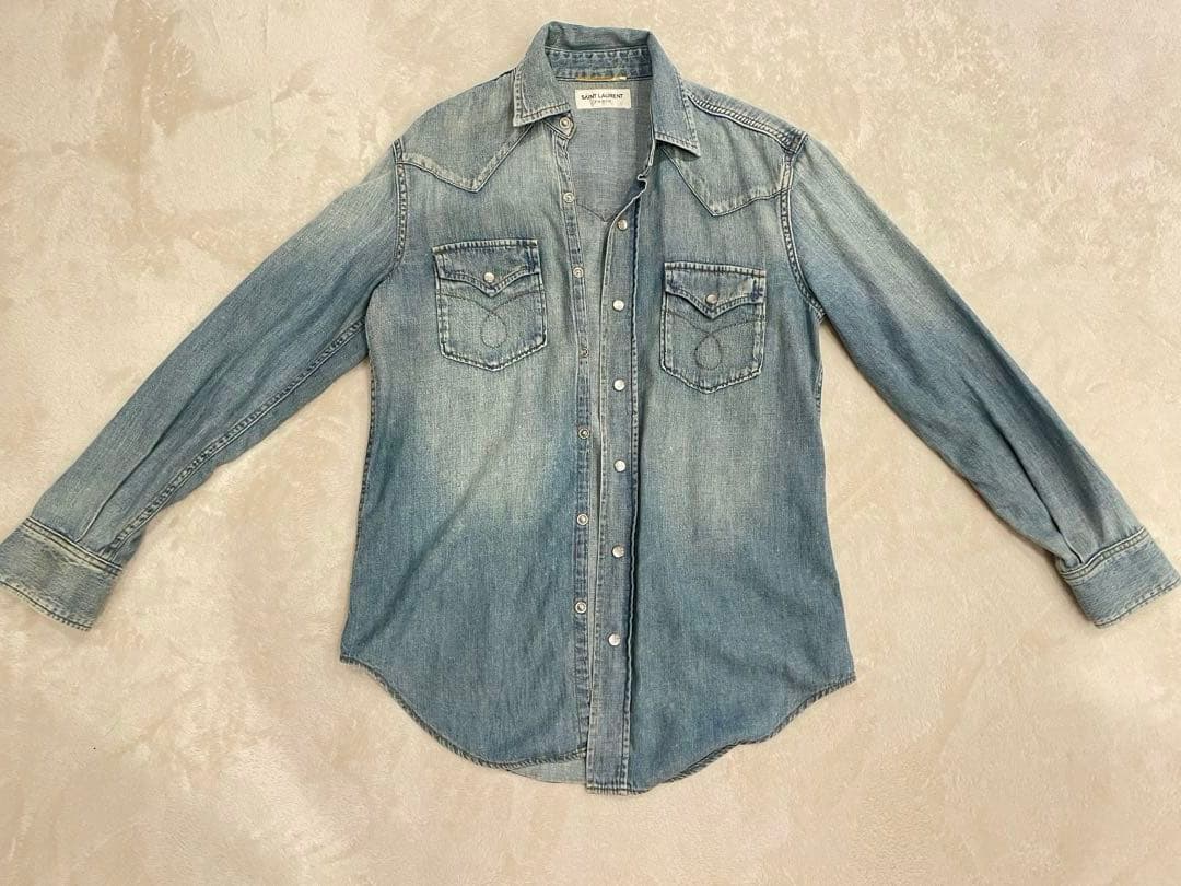 専用　未使用SAINT LAURENT サンローラン　デニムシャツ 長袖サイズS