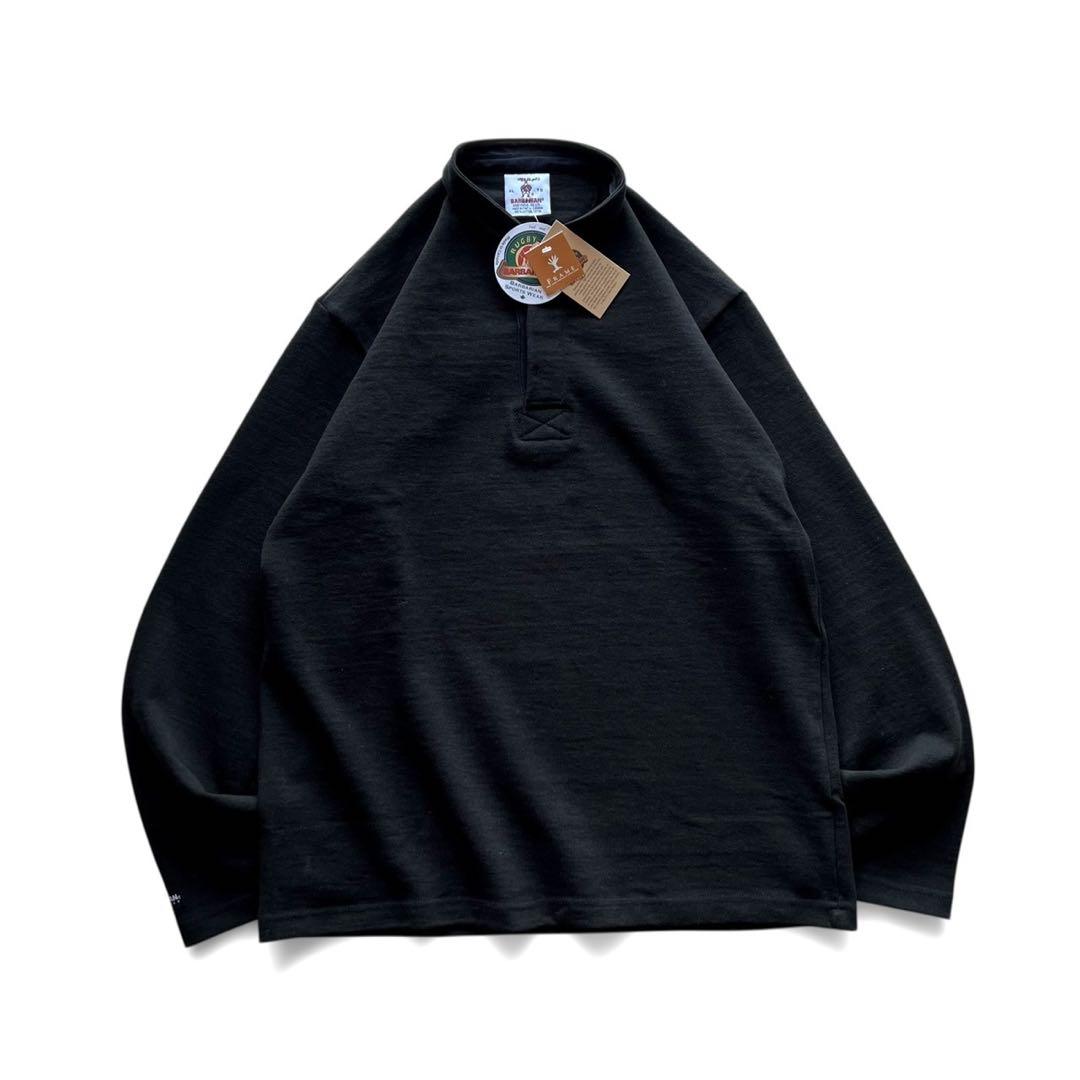 【新品未使用】BARBARIAN/12ozヘンリーネックロングスリーブシャツ
