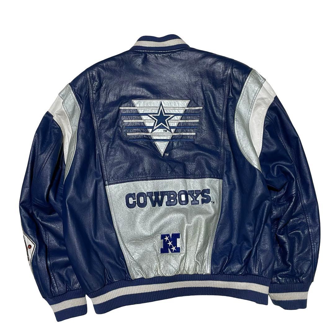 ダラス・カウボーイズ　レザージャケット　G-Ⅲ オールレザー　NFL L