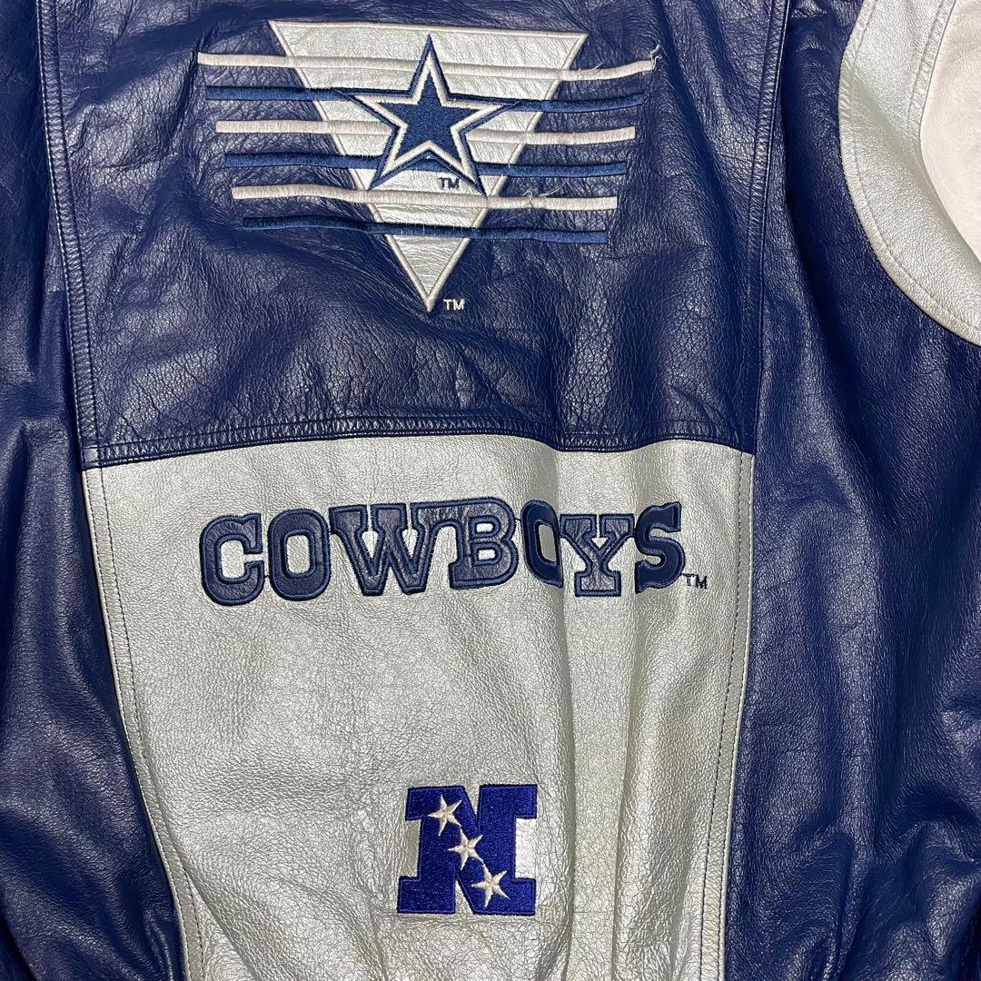 ダラス・カウボーイズ　レザージャケット　G-Ⅲ オールレザー　NFL L