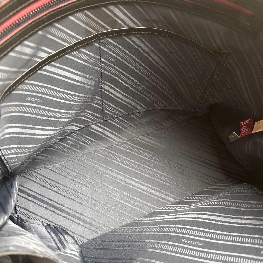 【美品】FUJITAKA フジタカ Hawk ホーク レザートートバッグ 黒