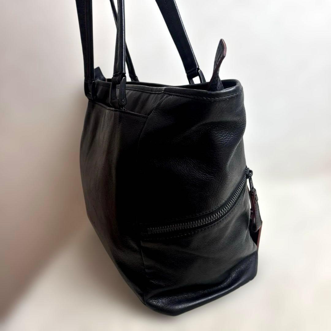 【美品】FUJITAKA フジタカ Hawk ホーク レザートートバッグ 黒