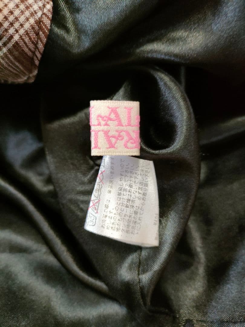 リズリサ　トゥララ　チェック　ダークコア　リボン　レース　y2k ワンピース