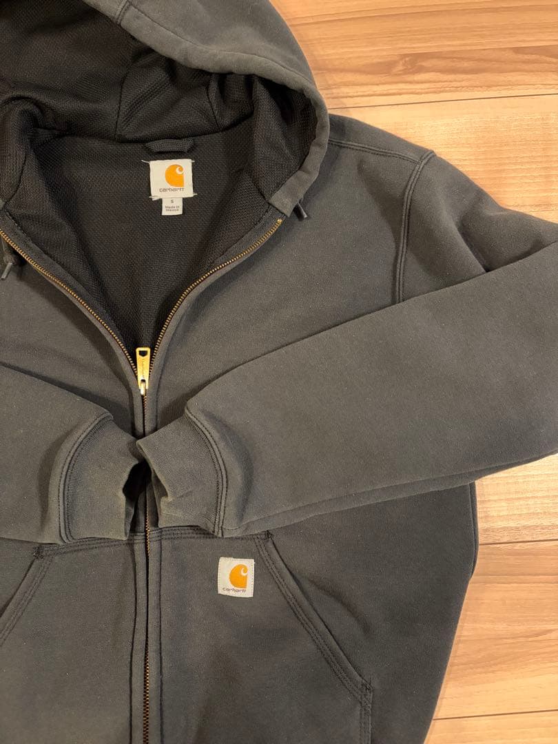 carhartt ジップパーカー　ブラック L