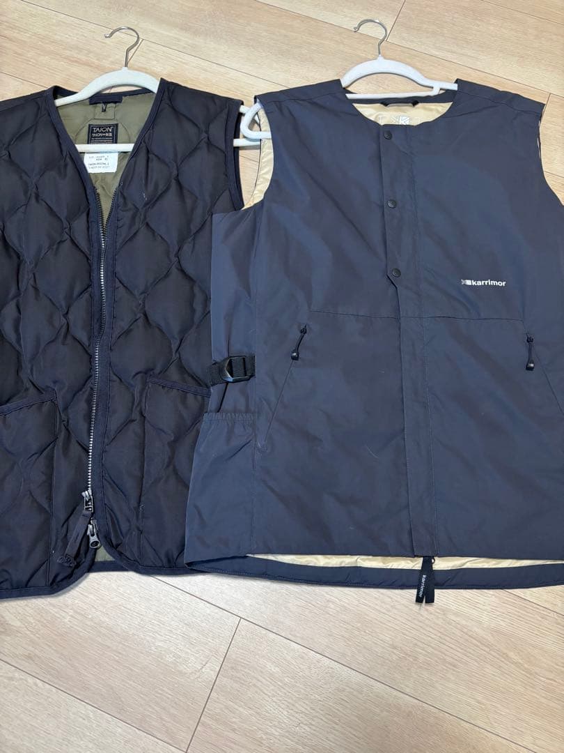 カリマー キャンプ インサレーション ベスト　Mサイズ　ブラック