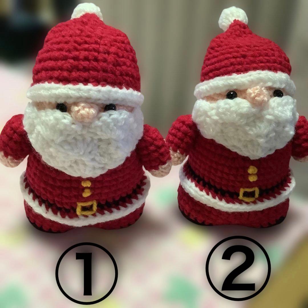 専用、ホワイトツリー 、サンタクロース2個、太っちょヤモリ（親子）、編みぐるみ