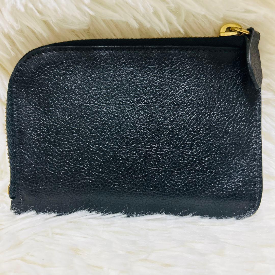 【極美品】イルビゾンテ　ケース　小銭入れ　レザー　ブラック