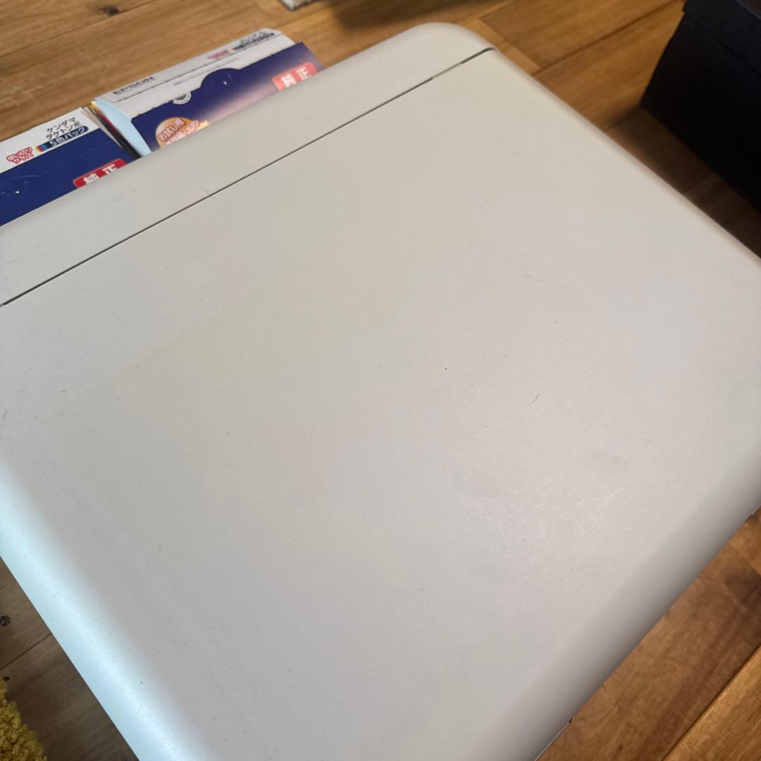 EPSON インクジェットプリンター 本体 ホワイト 純正インクのおまけつき
