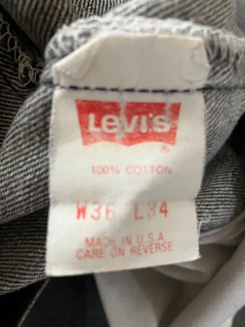 k*a様 【先染め】90s リーバイス501ブラックUSA製VINTAGE