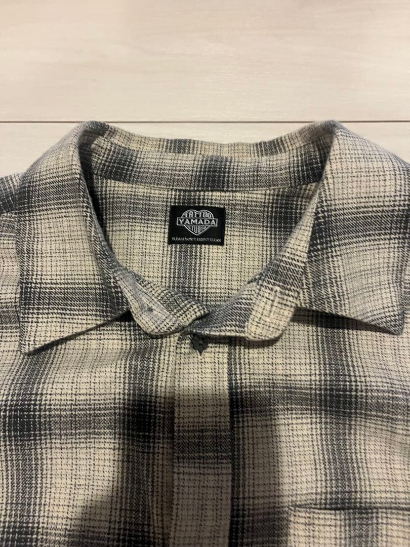 完売品！タトゥースタジオヤマダ　オンブレ　アイボリー　TSY アメカジ