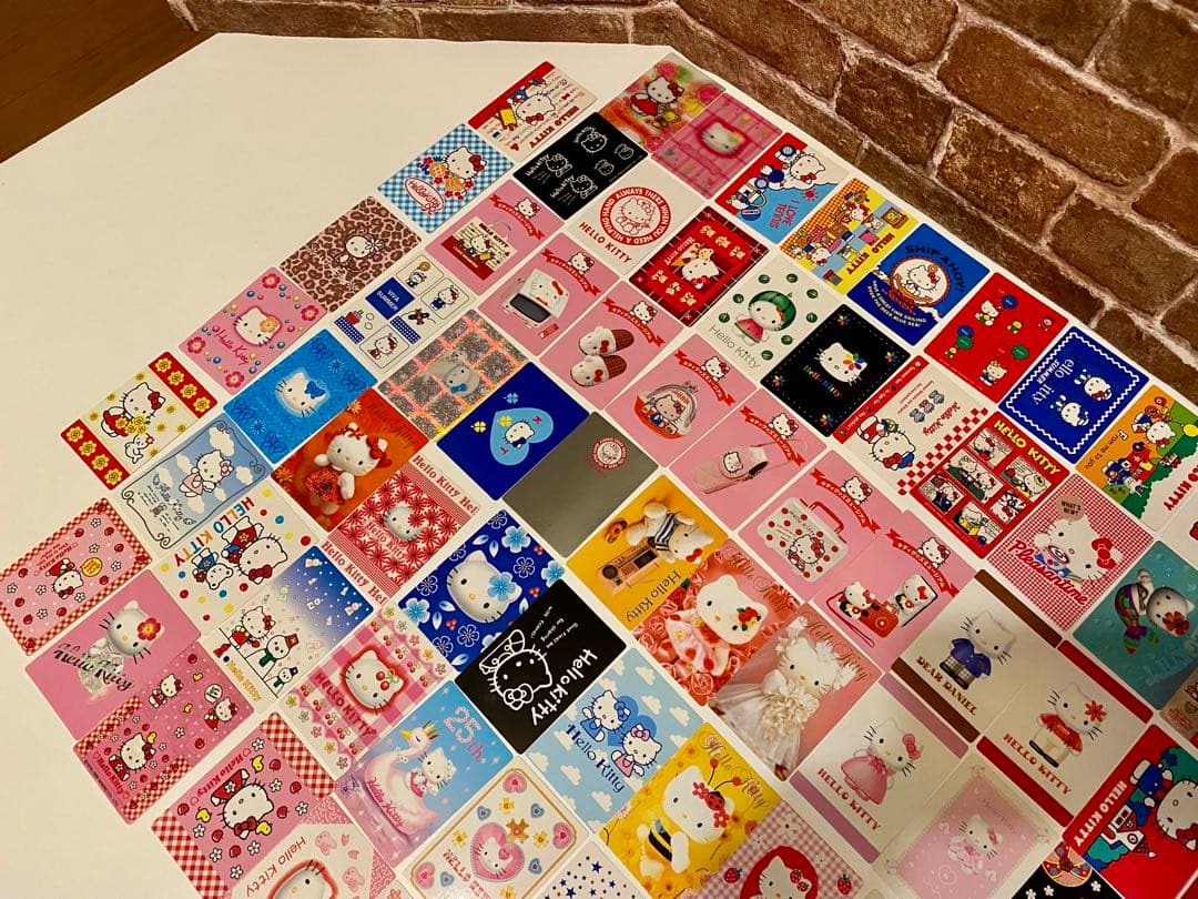 激レア❗️Hello kittyコレクターズカード100枚！希少！平成レトロ！美品