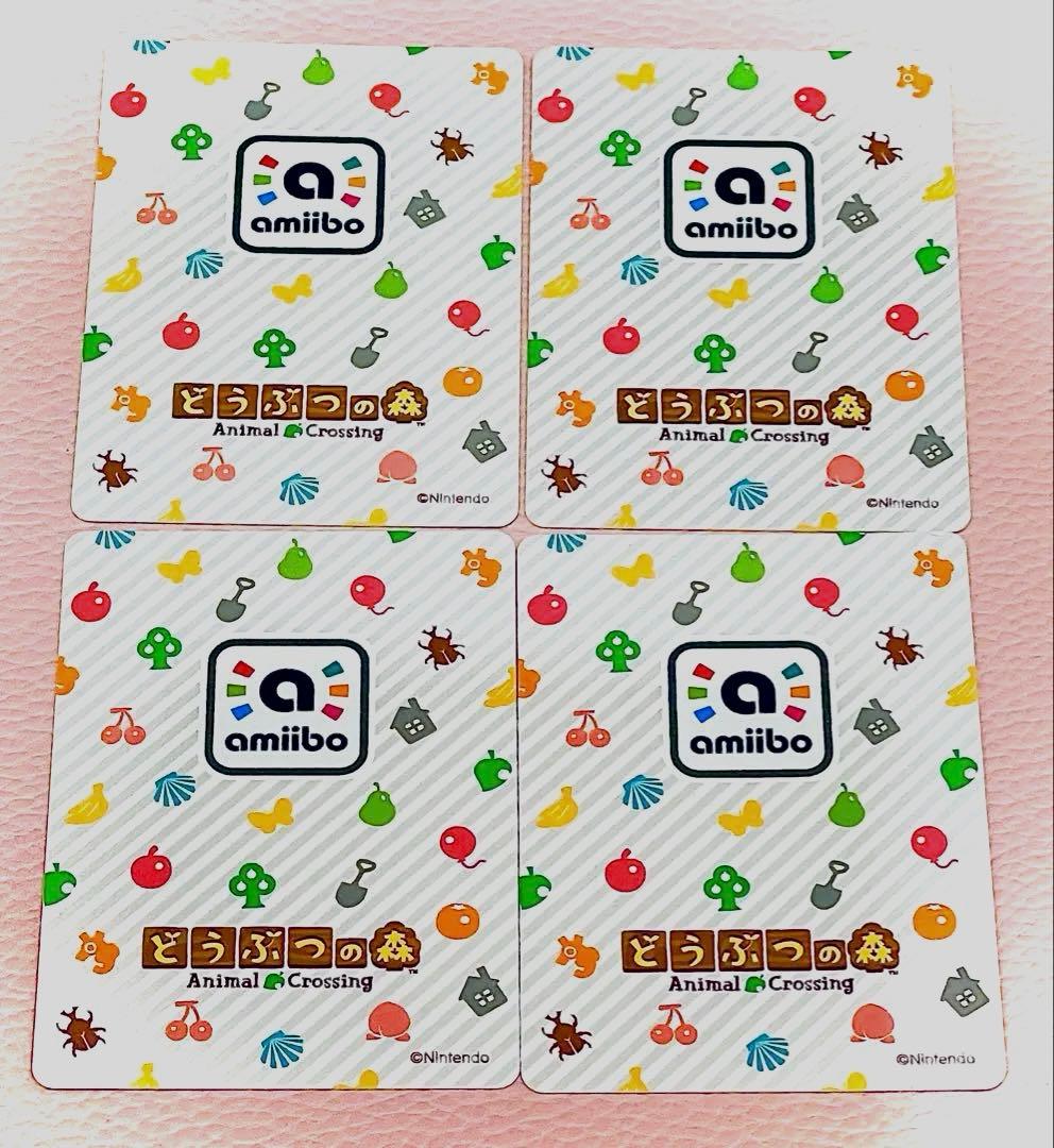 あつ森　amiiboカードジュン・スピカ・ミッチェル・ジャック 新品任天堂どう森