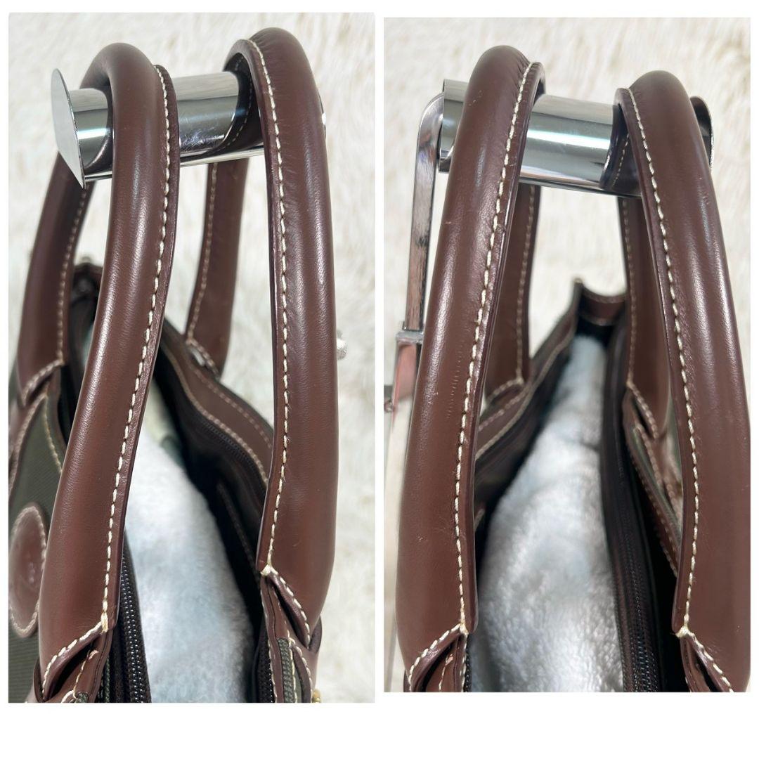 美品✨ハンティングワールド サファリトゥデイ 2室 トートバッグ A4可 カーキ