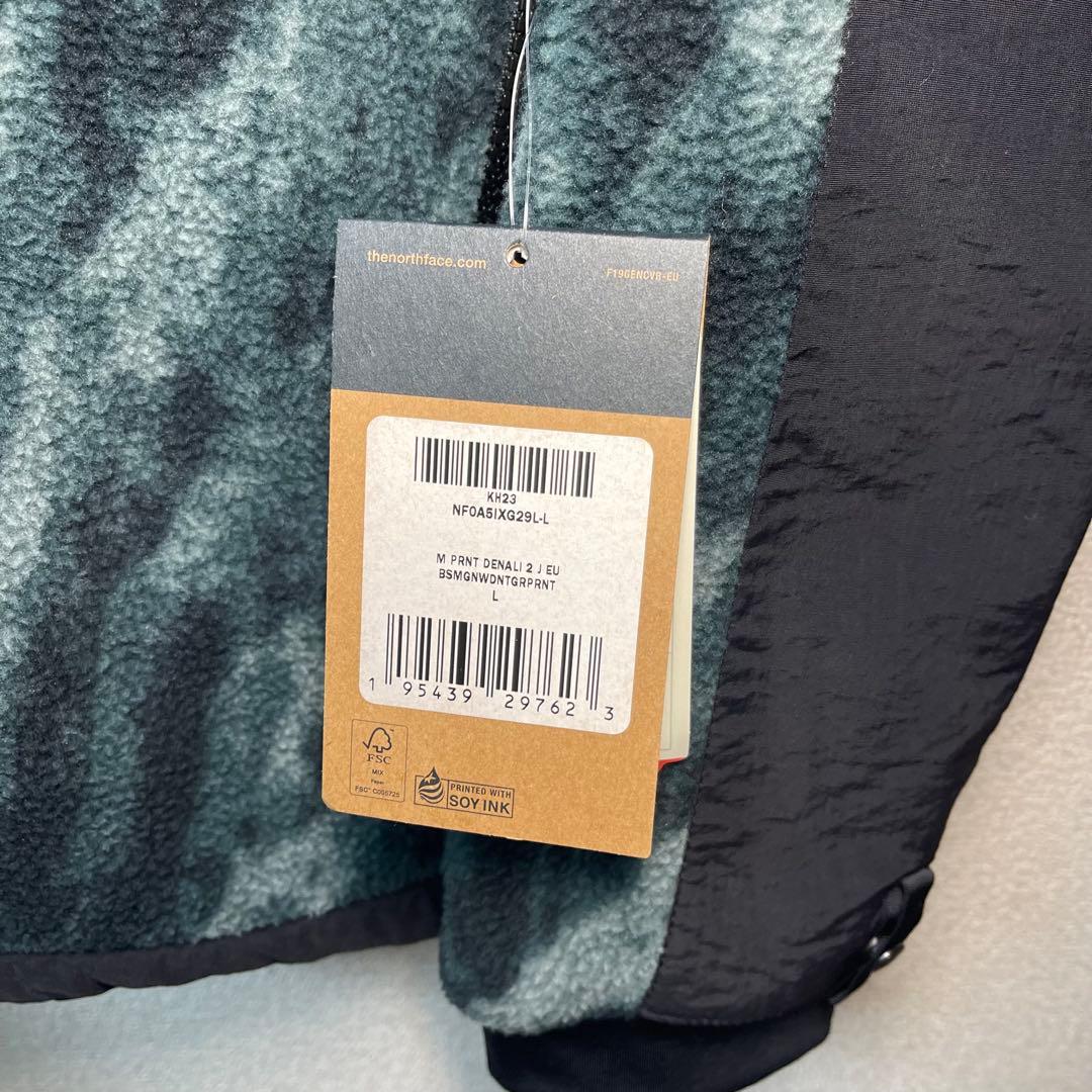 【新品】ノースフェイス デナリ2 プリント フリース XL 海外限定カラー 防寒