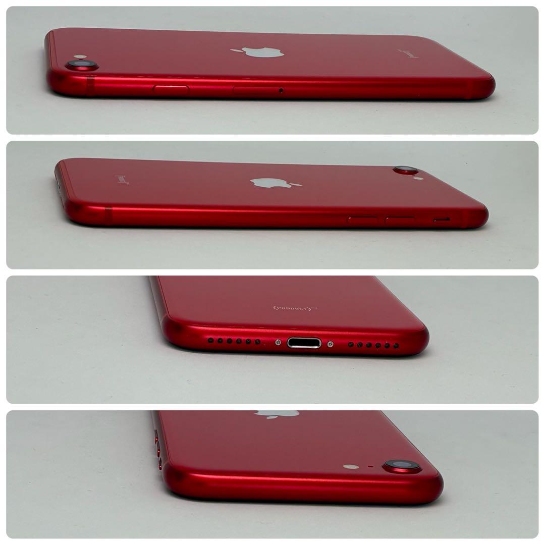 M14美品【電池新品　100％表示】iPhone SE2　128GB レッド