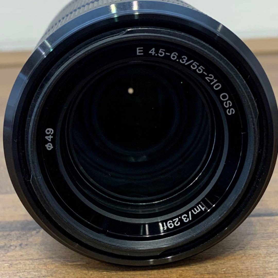 【美品】ソニー(SONY) 純正標準ズームレンズ SEL55210 フード付き