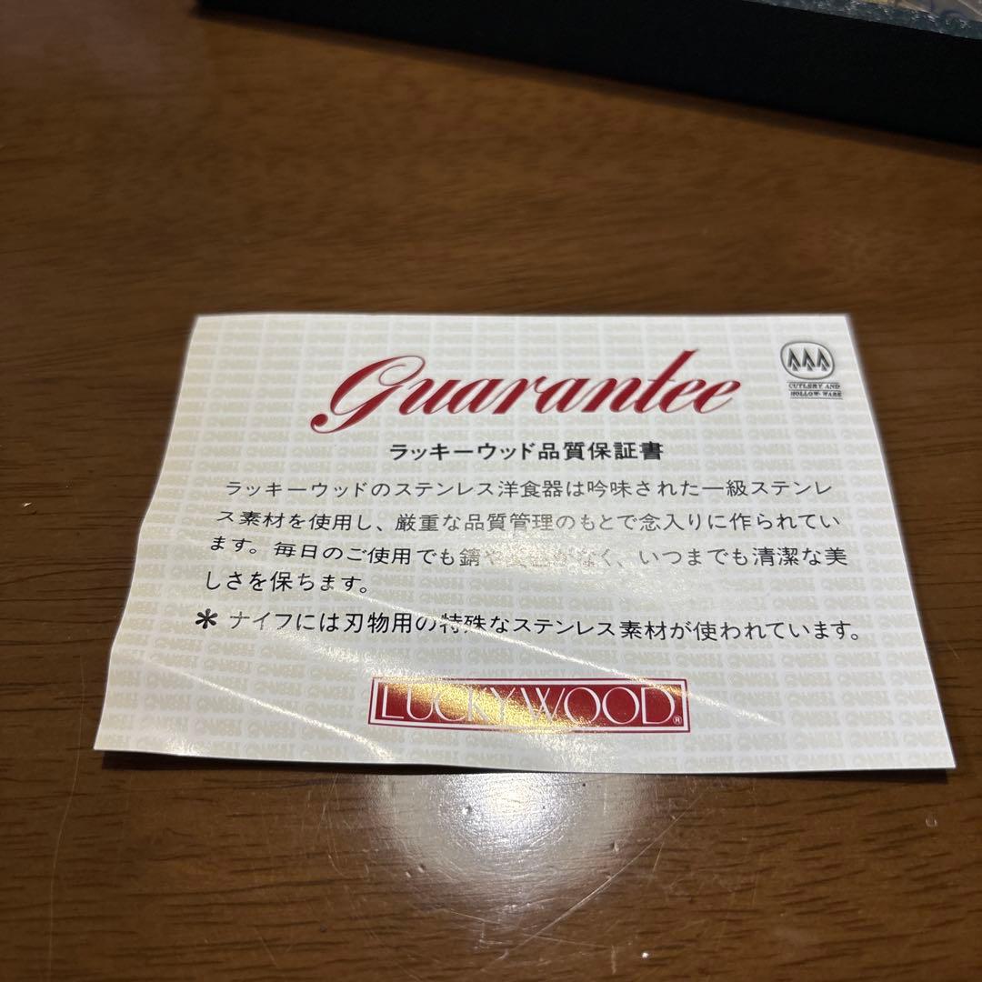 LUCKY WOOD ディナーセット　新品