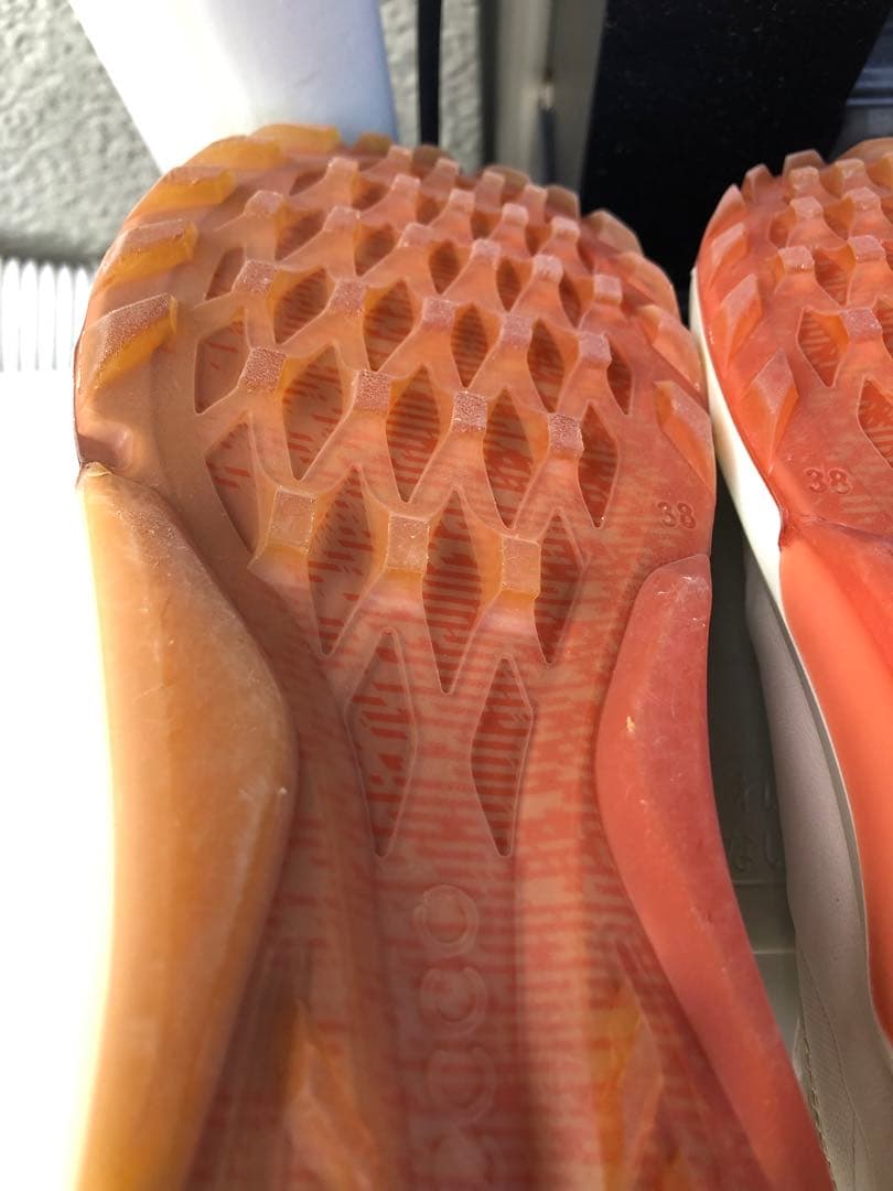 324番 超美品ECCO biom ゴルフシューズ38 24.0cmスパイクレス