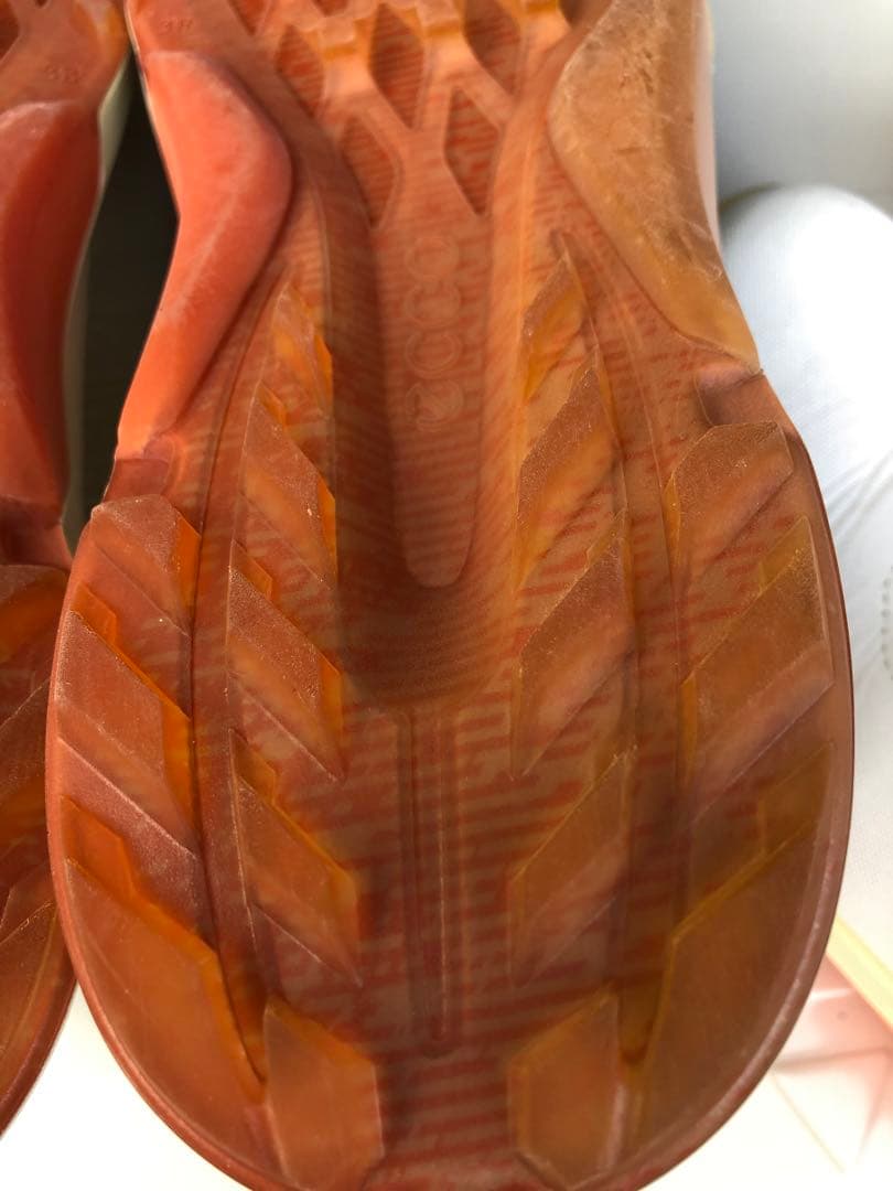 324番 超美品ECCO biom ゴルフシューズ38 24.0cmスパイクレス