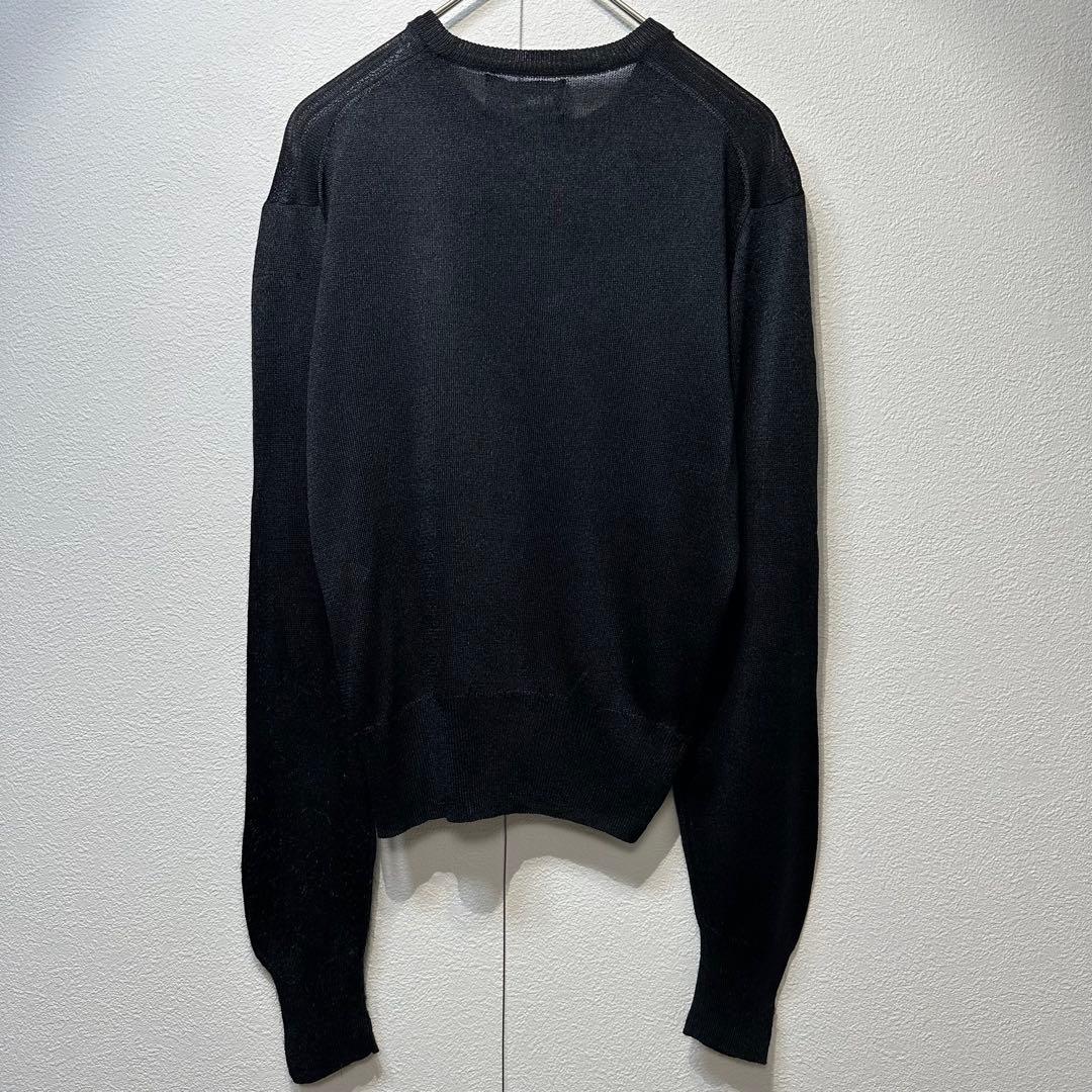 希少 89年製 トリココムデギャルソン 上質 レーヨン シルク デザイン ニット