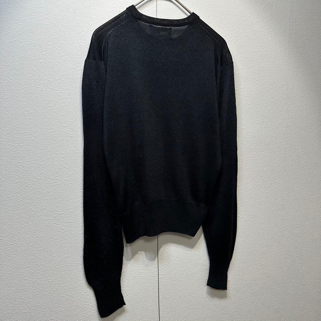 希少 89年製 トリココムデギャルソン 上質 レーヨン シルク デザイン ニット