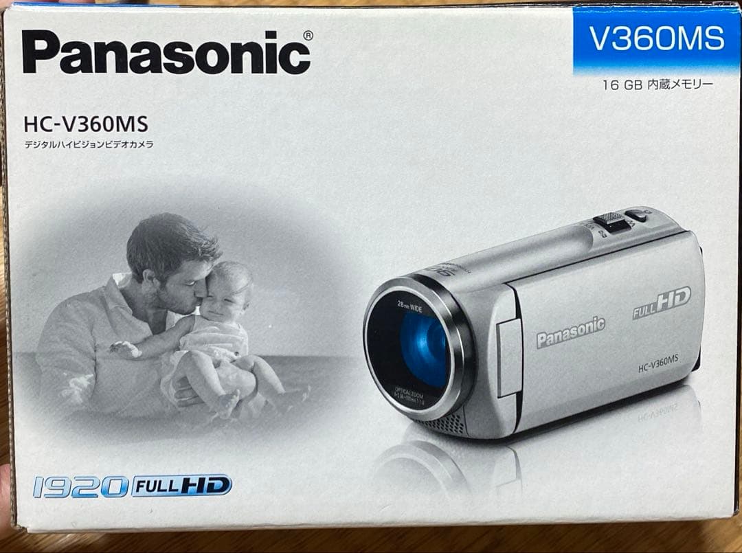 Panasonic HC-V360MS ビデオカメラ 16GBメモリカード付き