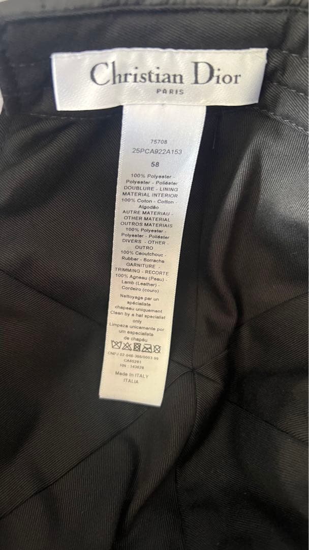 クリスチャンディオール　キャップ 新品未使用 D-PLAYER