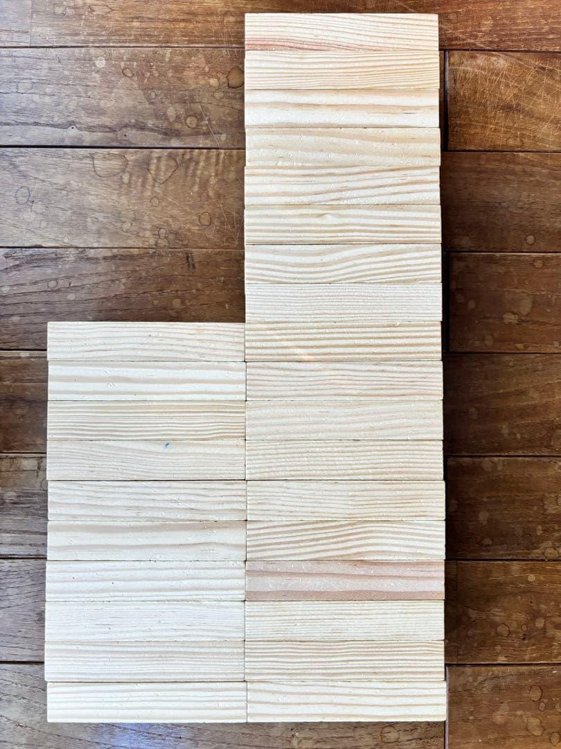 KAPLA 木製ブロック 280ピース 収納箱付き