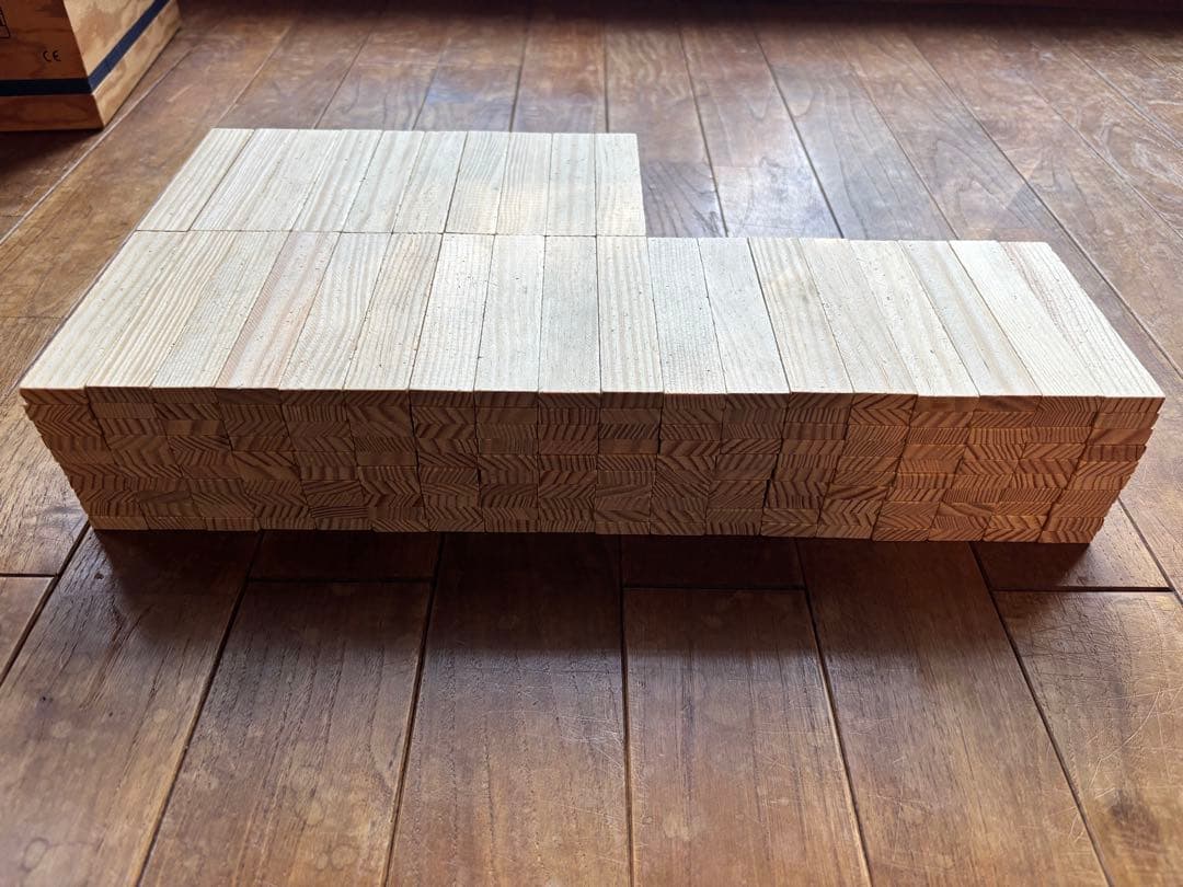 KAPLA 木製ブロック 280ピース 収納箱付き