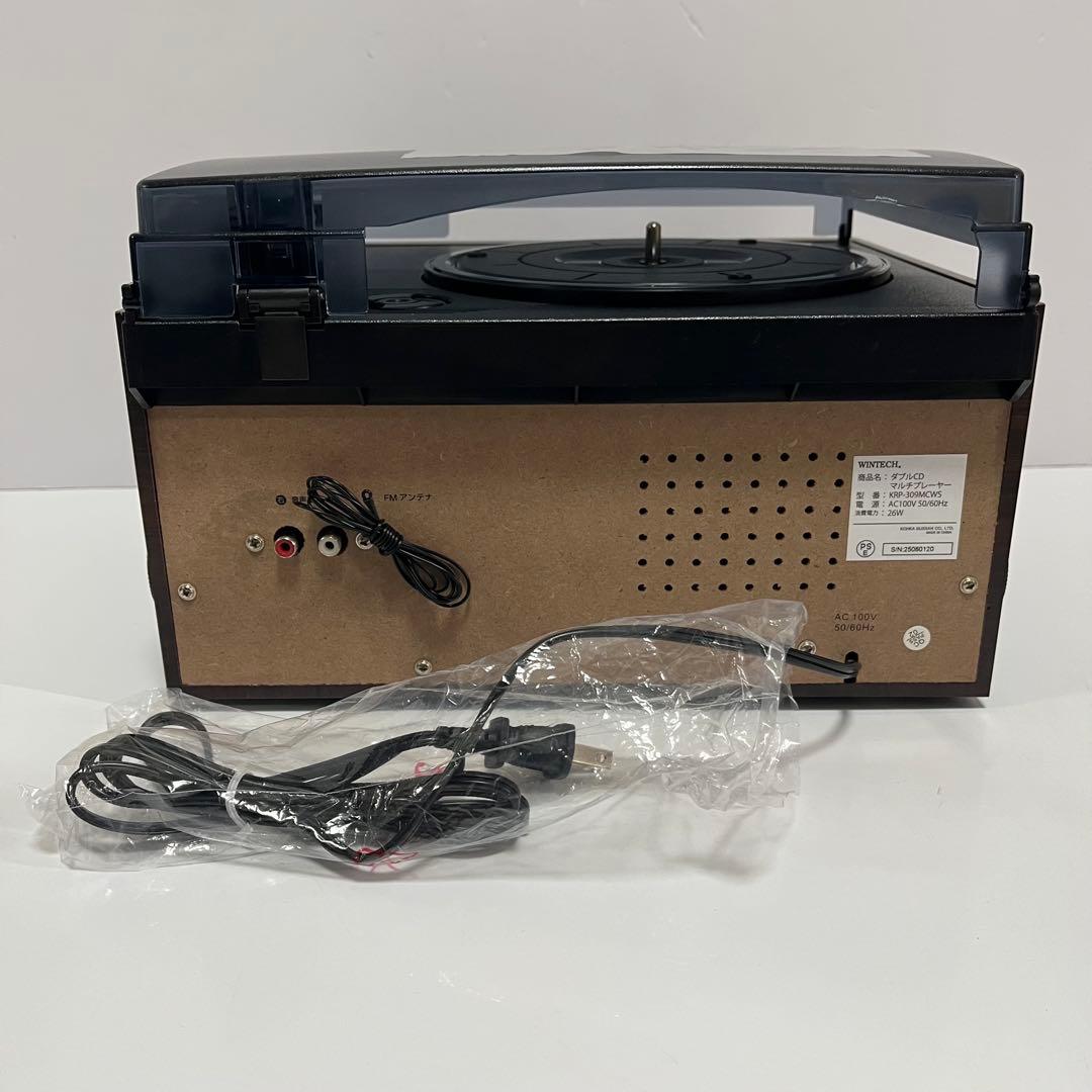 WINTECH KRP-309MCMS ダブルCDマルチオーディオプレーヤー