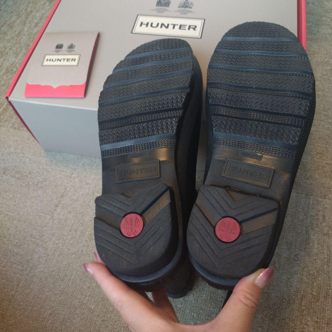 【美品】ハンター　レディース　コマンドチェルシーブーツ　UK5 24